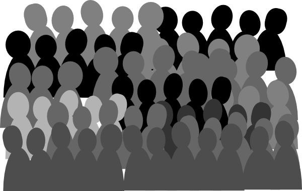 Une foule annonyme